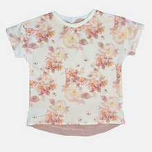 Charger l&#39;image dans la galerie, TOUSKI - T-shirt « oversized » - Fleurs aquarelles
