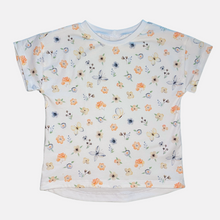 Charger l&#39;image dans la galerie, TOUSKI - T-shirt « oversized » - Fleurs et papillons
