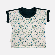 Load image into Gallery viewer, T-shirt - Ocre with flowers (12-24 months)
